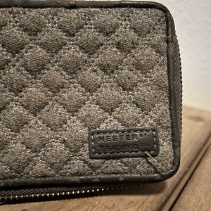 Hester Trading Co quilted fabric wallet